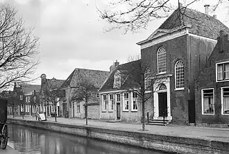 De voormalige synagoge in februari 1962