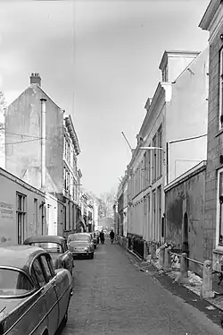 De straat in 1963