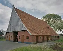 Rijksmonument, Damweg 13, achterzijde