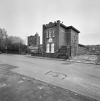 Overzichtsfoto van het voormalige slachthuis