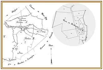 Napoleontische kadasterkaart 1820 Pernes-Lès-Boulogne