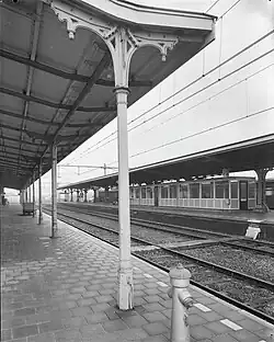 Station Meppel; januari 1974.