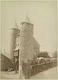 Vóór de herbouw van de stadsmuur, 1893