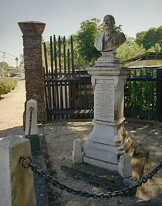 het borstbeeld in 1997