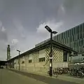 Bijgebouw van het station aan spoor 4b