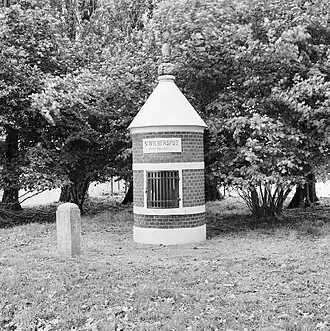 Willibrordusput met grenssteen