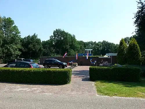 Ingang van het zwembad