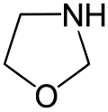 Structuurformule van oxazolidine