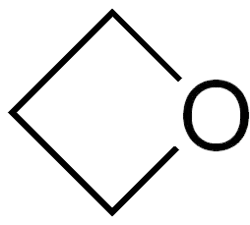 Structuurformule van oxetaan