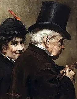 De wandeling (vader en dochter), 1878