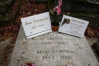 Graf van Marie Trintignant (Cimetière du Père-Lachaise)