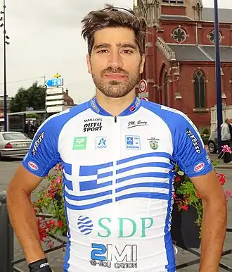 Tzortzakis bij de Grand Prix de la ville de Pérenchies, 2015.