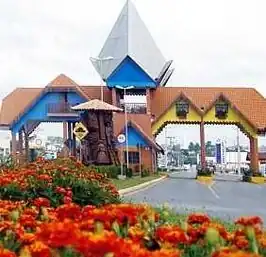 Entree van Canoinhas aan de hoofdweg Av. Rubens Ribeiro da Silva