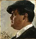 Carl Locher, door P.S. Krøyer