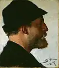 Viggo Johansen, door P.S. Krøyer