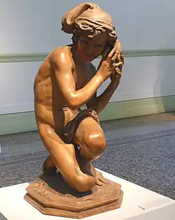 Jongen met schelp, Jean-Baptiste Carpeaux (1857)