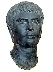 Kop van Marcus Vipsanius Agrippa Postumus (Louvre, Parijs)