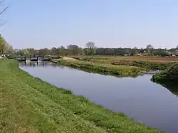 Bosestuw met vistrap in de omgeving van Bathmen