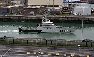 P902 Pollux in Zeebrugge