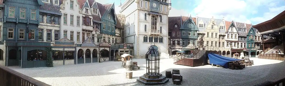 Panorama van de hoofdshow