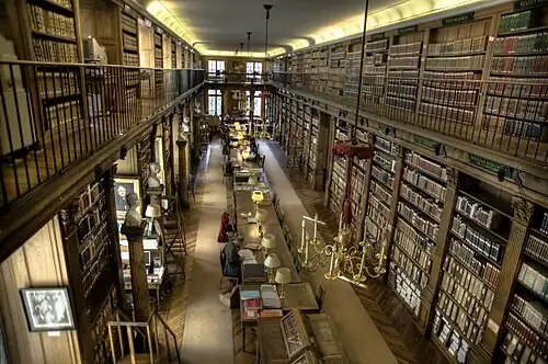 De bibliotheek van het Institut de France.