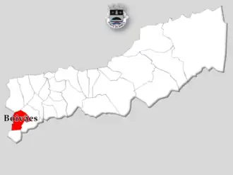 Kaart van Boivães