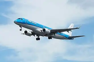 PH-EXD Embraer 190 van de KLM