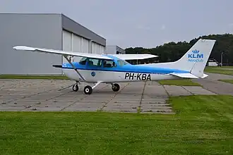 Een Cessna 172P Skyhawk met vliegtuigregistratienummer PH-KBA.