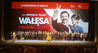 Première van Wałęsa in Warschau