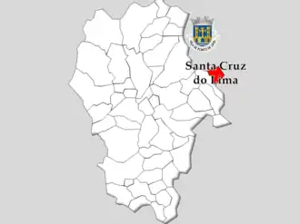 Kaart van Santa Cruz do Lima