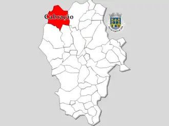 Kaart van Cabração