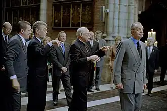 Luysterman met de Spaanse koning Juan Carlos in Gent