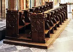 Gotisch koorgestoelte