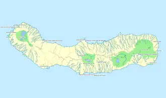 Kaart van São Miguel