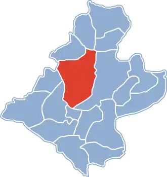 Kaart van Łososina Dolna