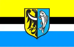 Vlag van gemeente Bytom Odrzański