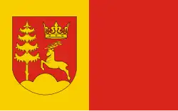 Vlag van gemeente Budzów