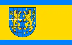 Vlag van gemeente Kamieniec Ząbkowicki