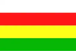 Vlag van gemeente Lipinki Łużyckie