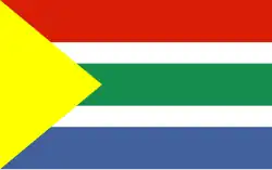 Vlag van gemeente Łęka Opatowska