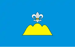 Vlag van gemeente Łęki Szlacheckie