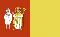 Vlag van gemeente Łaziska