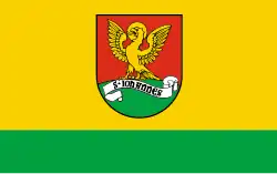 Vlag van gemeente Biskupiec