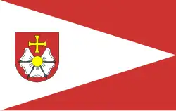 Vlag van gemeente Burzenin