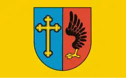 Vlag van gemeente Dmosin