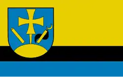 Vlag van gemeente Hyżne