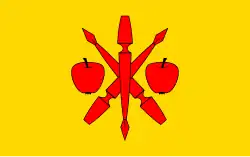 Vlag van gemeente Jasieniec