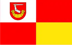 Vlag van gemeente Krasnopol