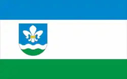 Vlag van gemeente Lądek