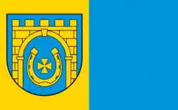 Vlag van gemeente Lubowidz